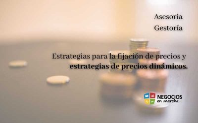 Estrategias para la fijación de precios y estrategias de precios dinámicos.